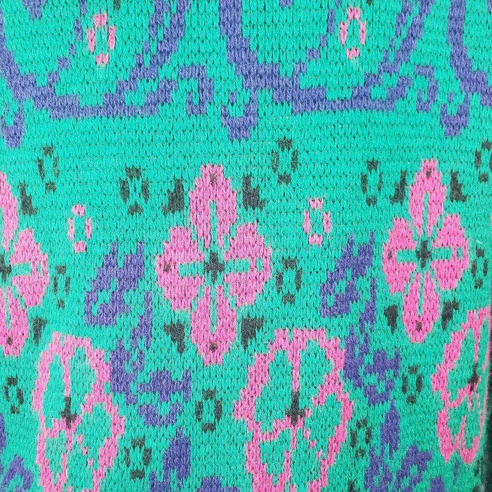 Vintage Susan Ess Floral Sweater - Picture 4 of 6